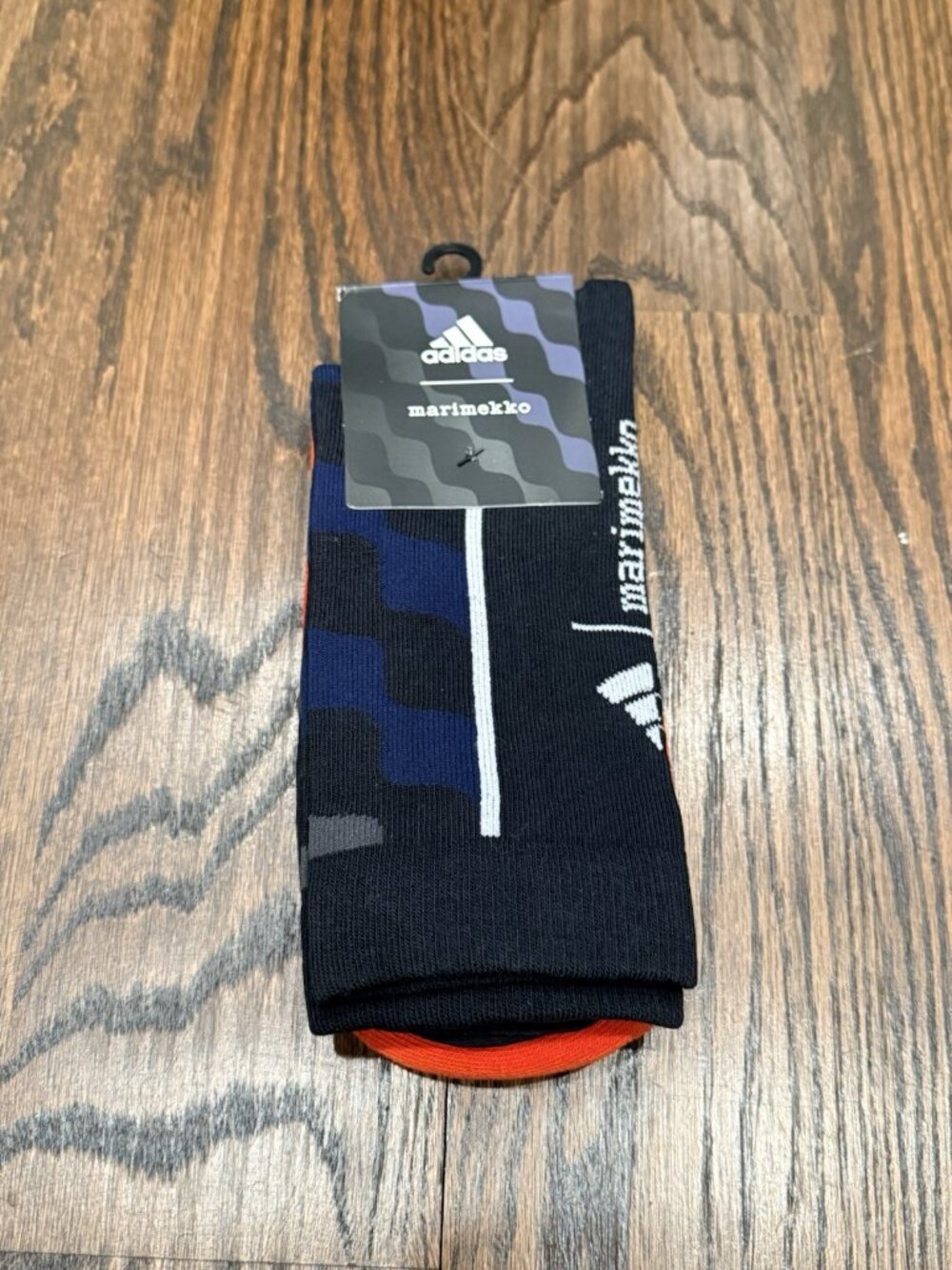 Adidas x Marimekko Crew Socks Size Medium (sz 6-9) New With Tags NWT